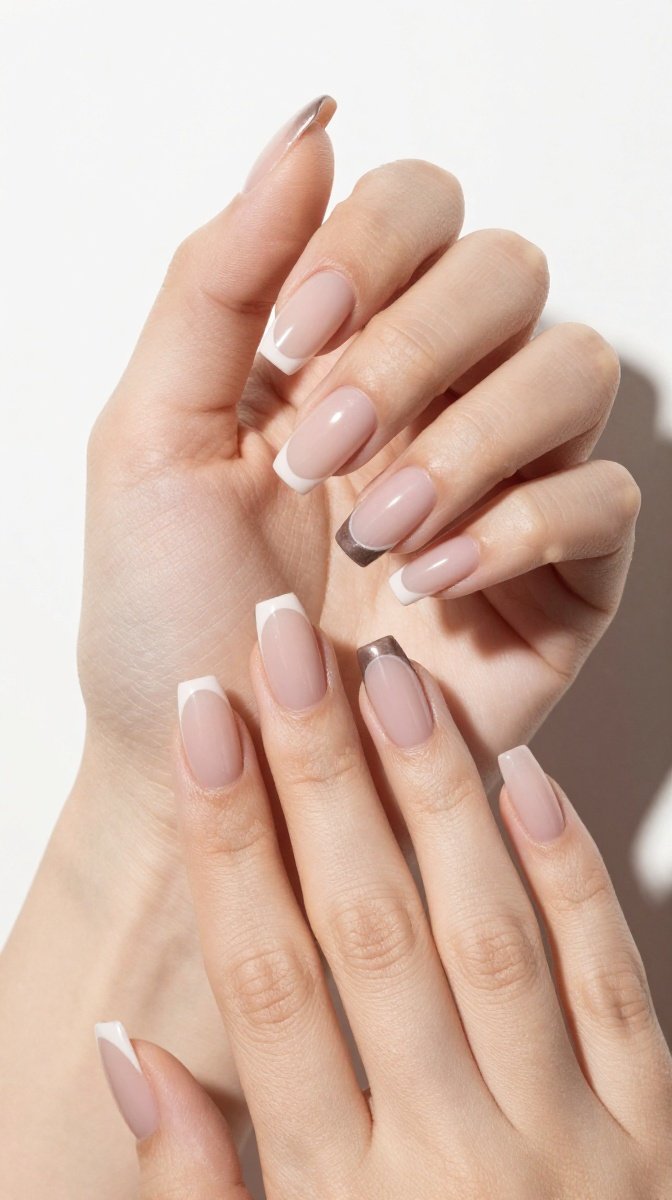 Barely-There Micro French Tips