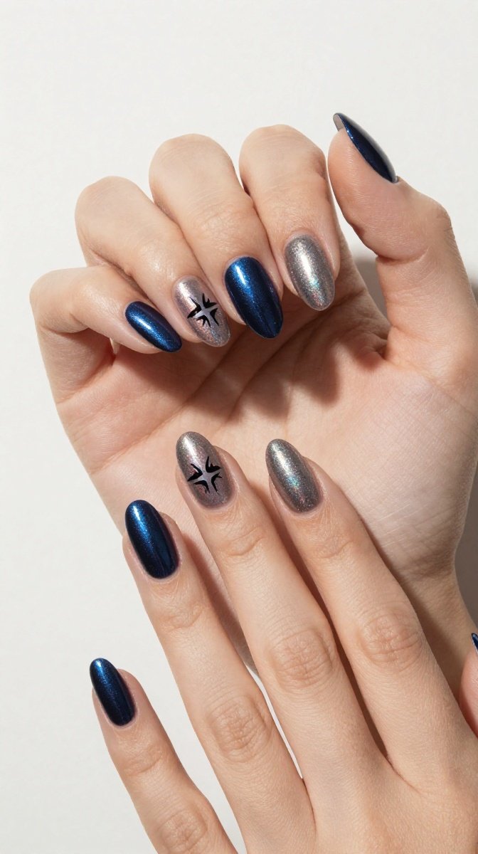 Chrome Kiss Nails