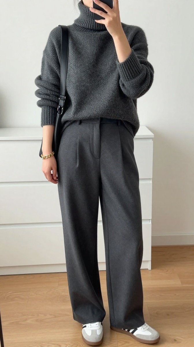 Corduroy Mini + Chunky Sneakers