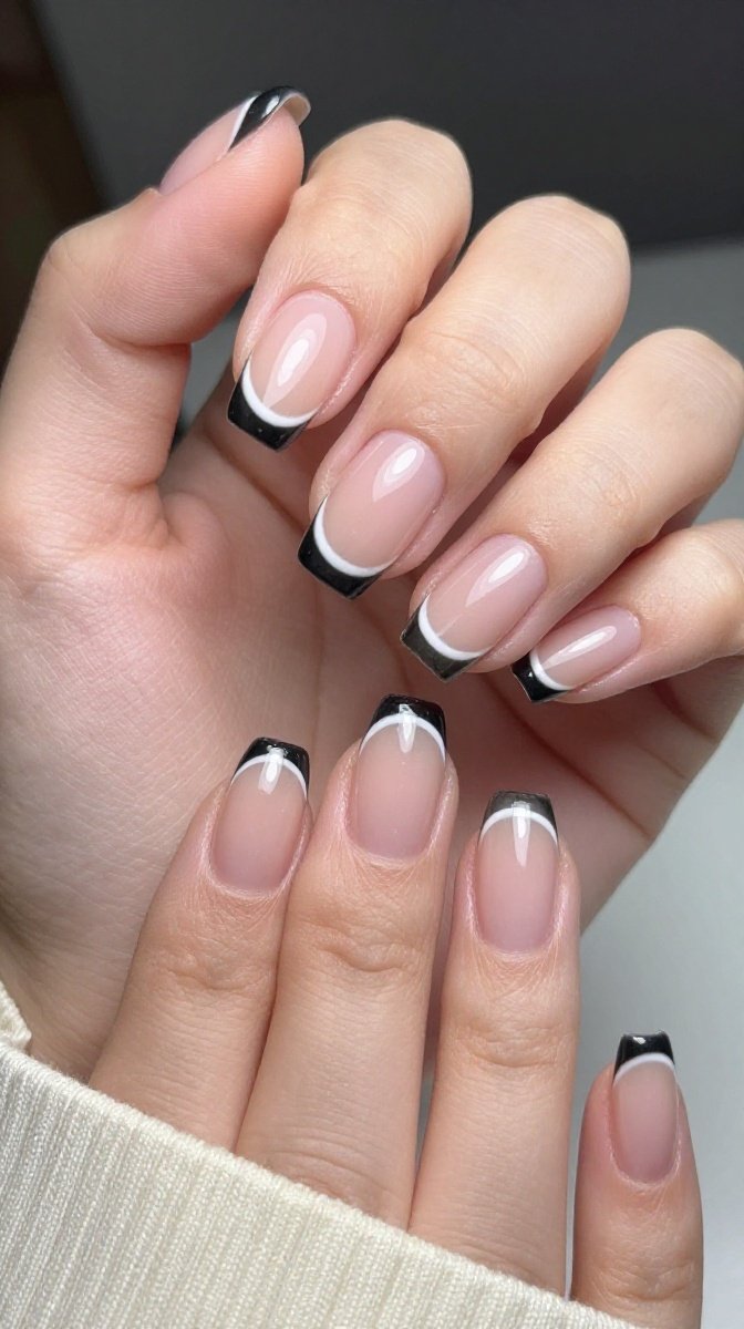 French Tip with a Twist