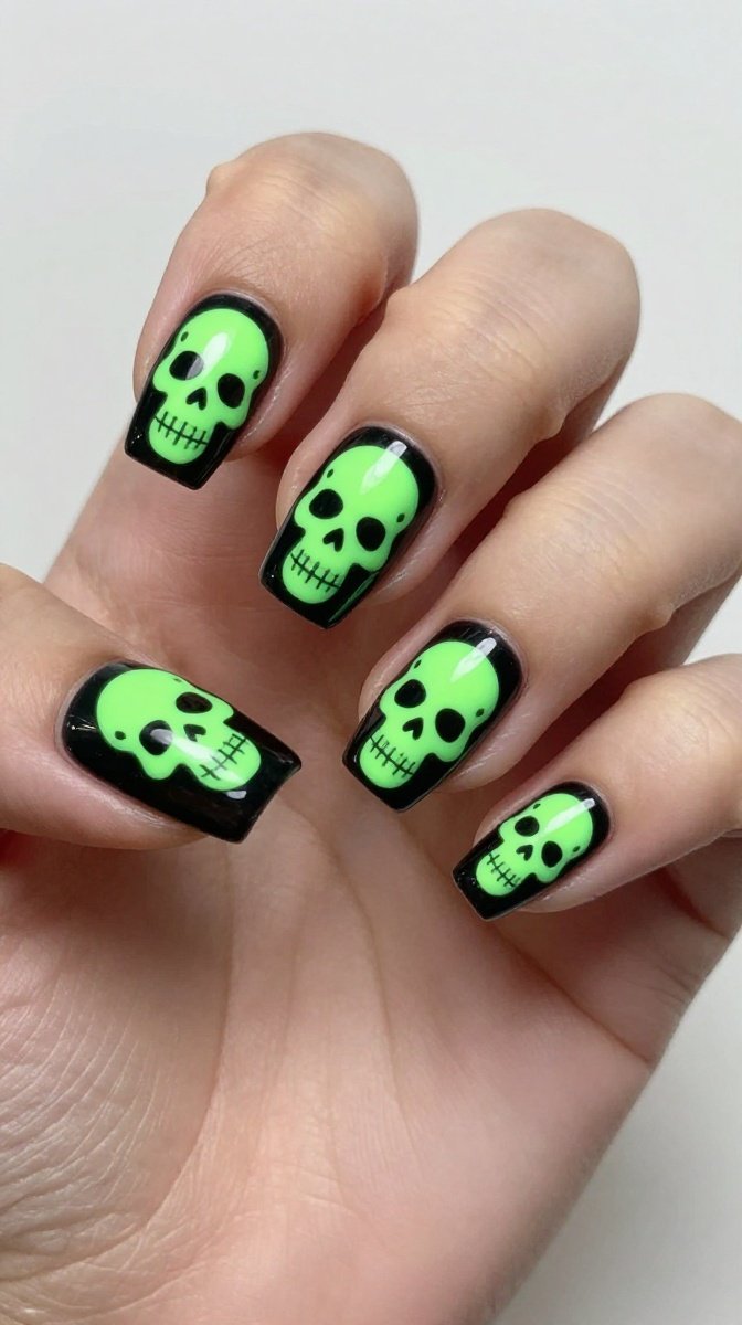 Glow-In-The-Dark Skull Design
