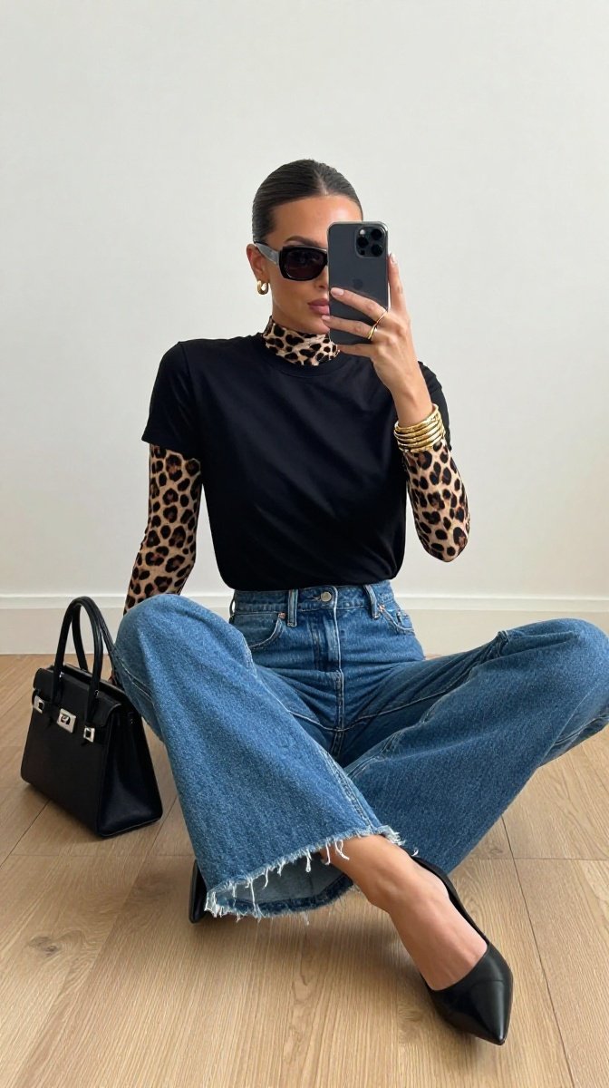 Graphic Tee + Mom Jeans