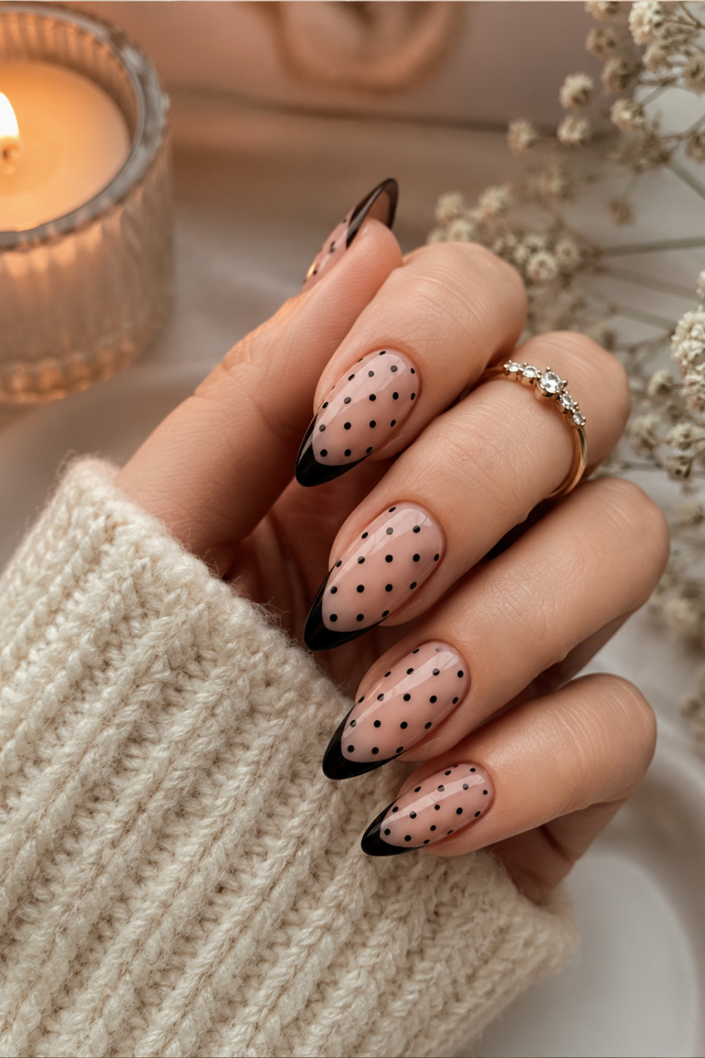 Micro Polka Dot Nails