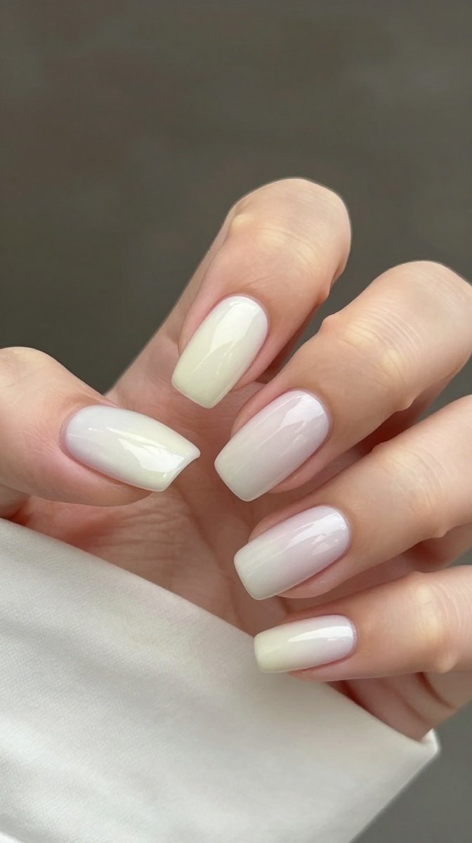 Milky Glazed Donut Nails