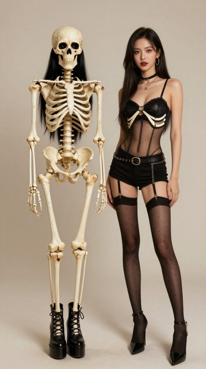 Sexy Skeleton & Skeleton Girlfriend