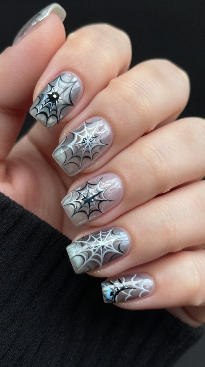 Spiderweb Marble Pattern