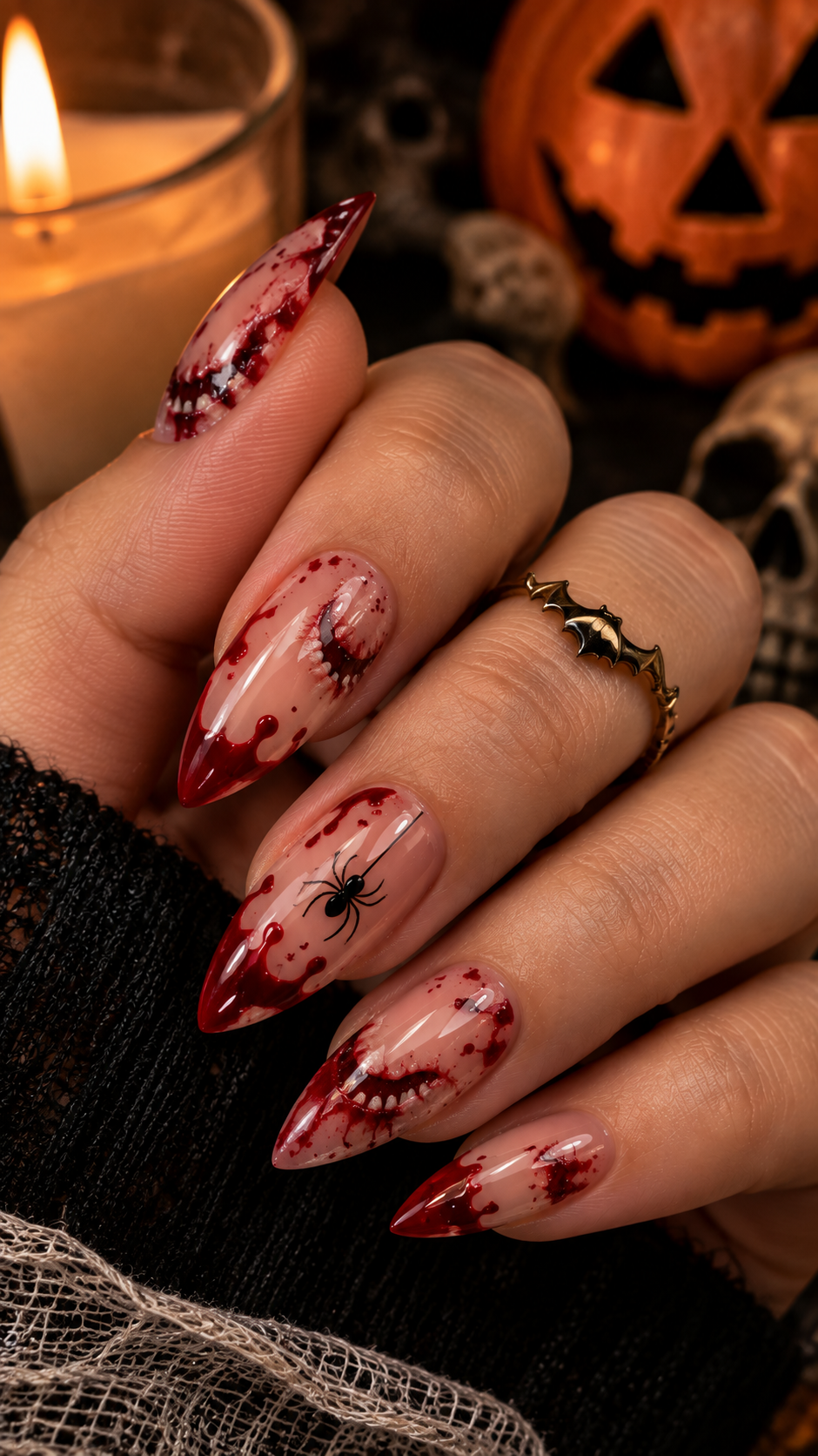 Zombie Bite Marks & Glossy Finish