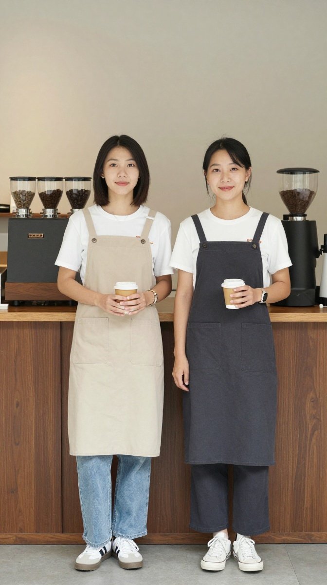 Coffee Shop Worker Duo
