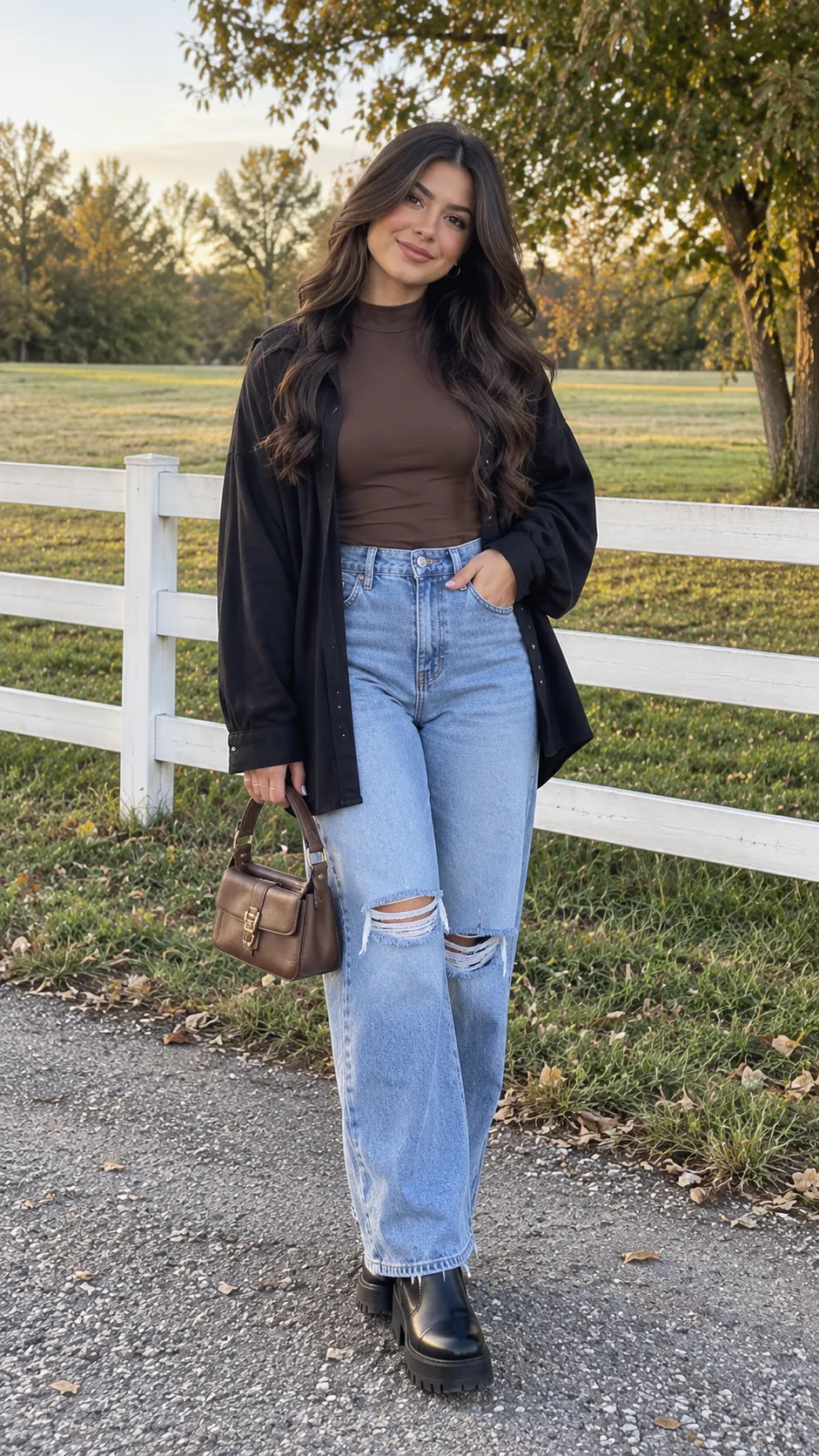 Corduroy Blazer + Mom Jeans