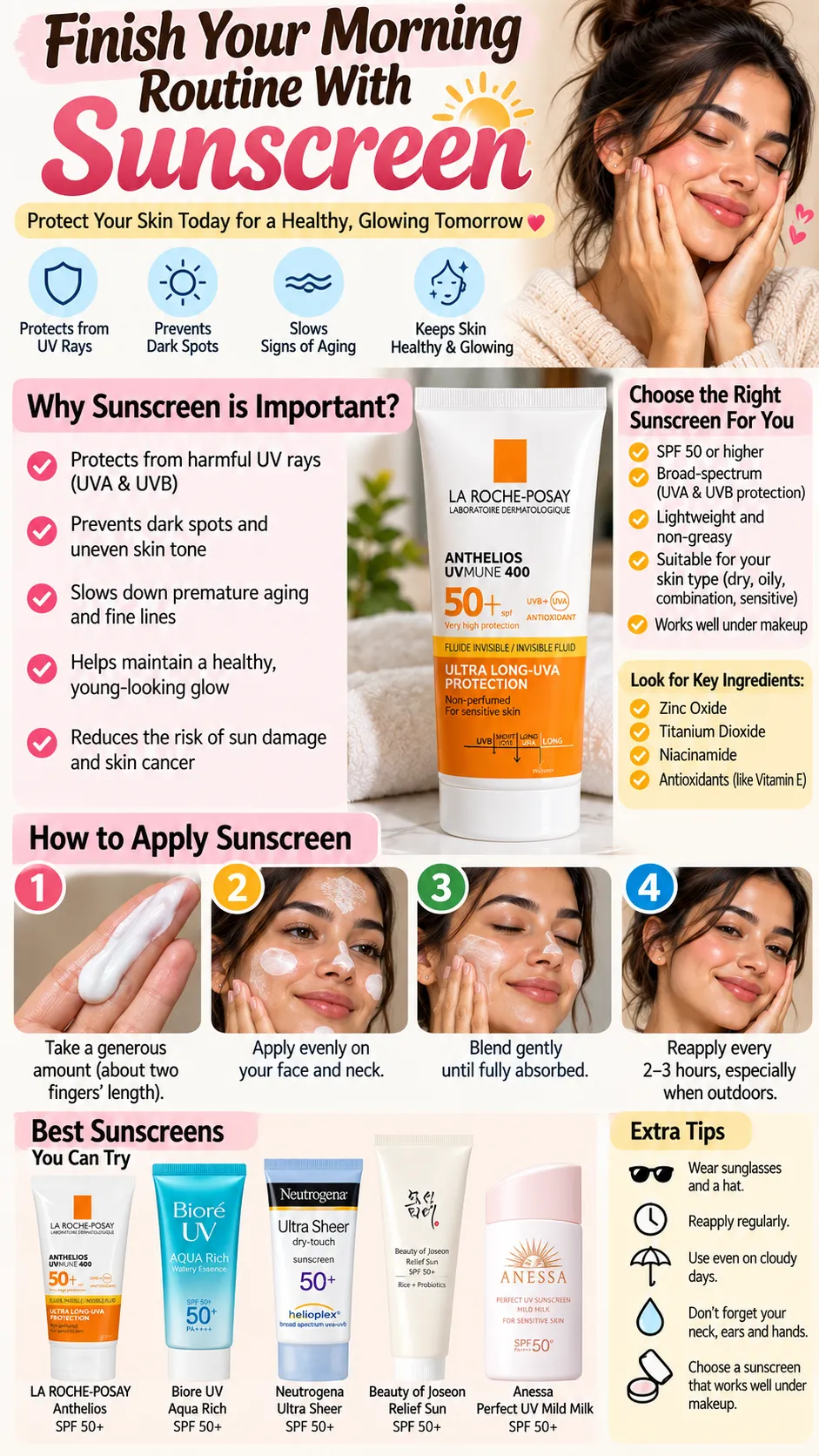 Finish Your Morning Routine With Sunscreen