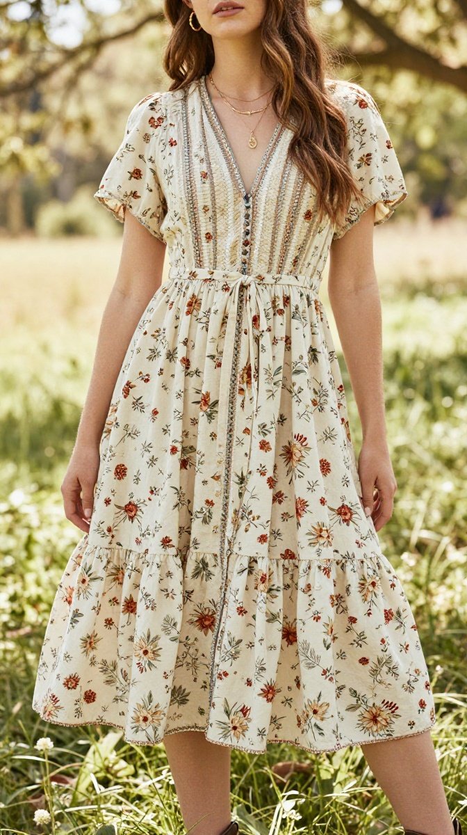 Floral Print Dress Duo (The Cottagecore Vibes)