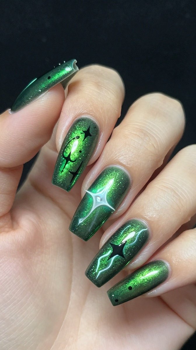 Green Witch Chrome with Electric Glow Accents