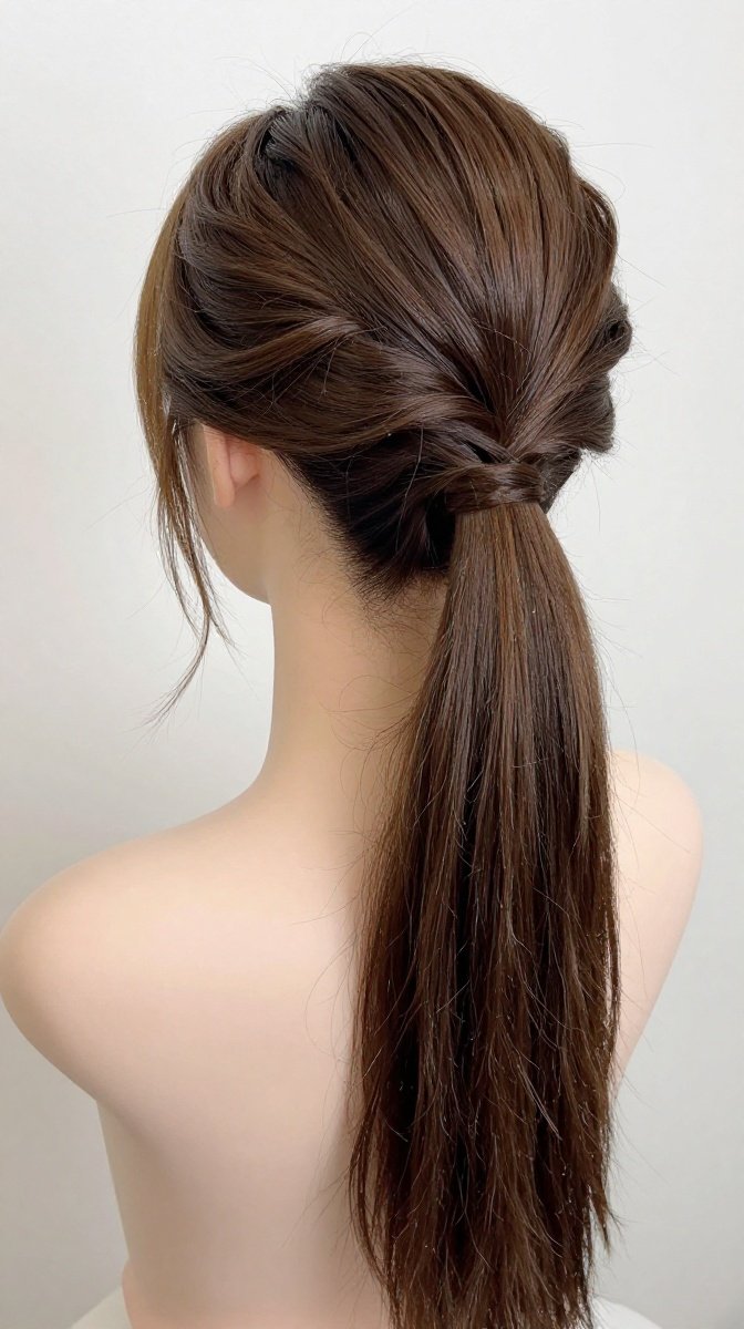 High-Volume Ponytail Updo
