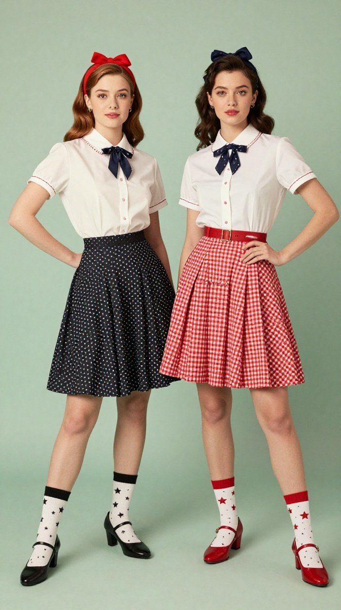 Retro 1950s Sock Hop Stars outfit