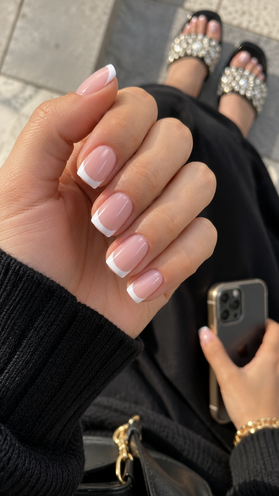 Short French Tips The Clean, Professional Nail Shape That Slays Your Work Day