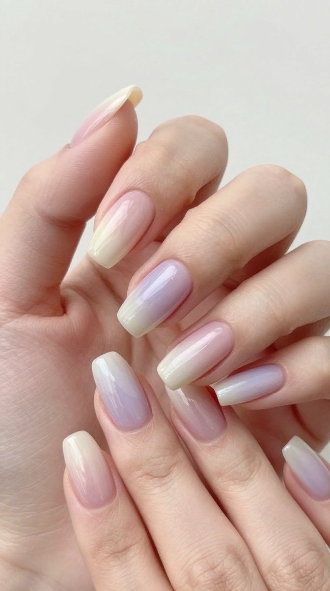 Soft Pastel Gradient with Subtle Airbrush Swirls