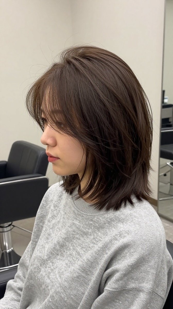 Soft Shaggy Bob with Face-Framing Layers