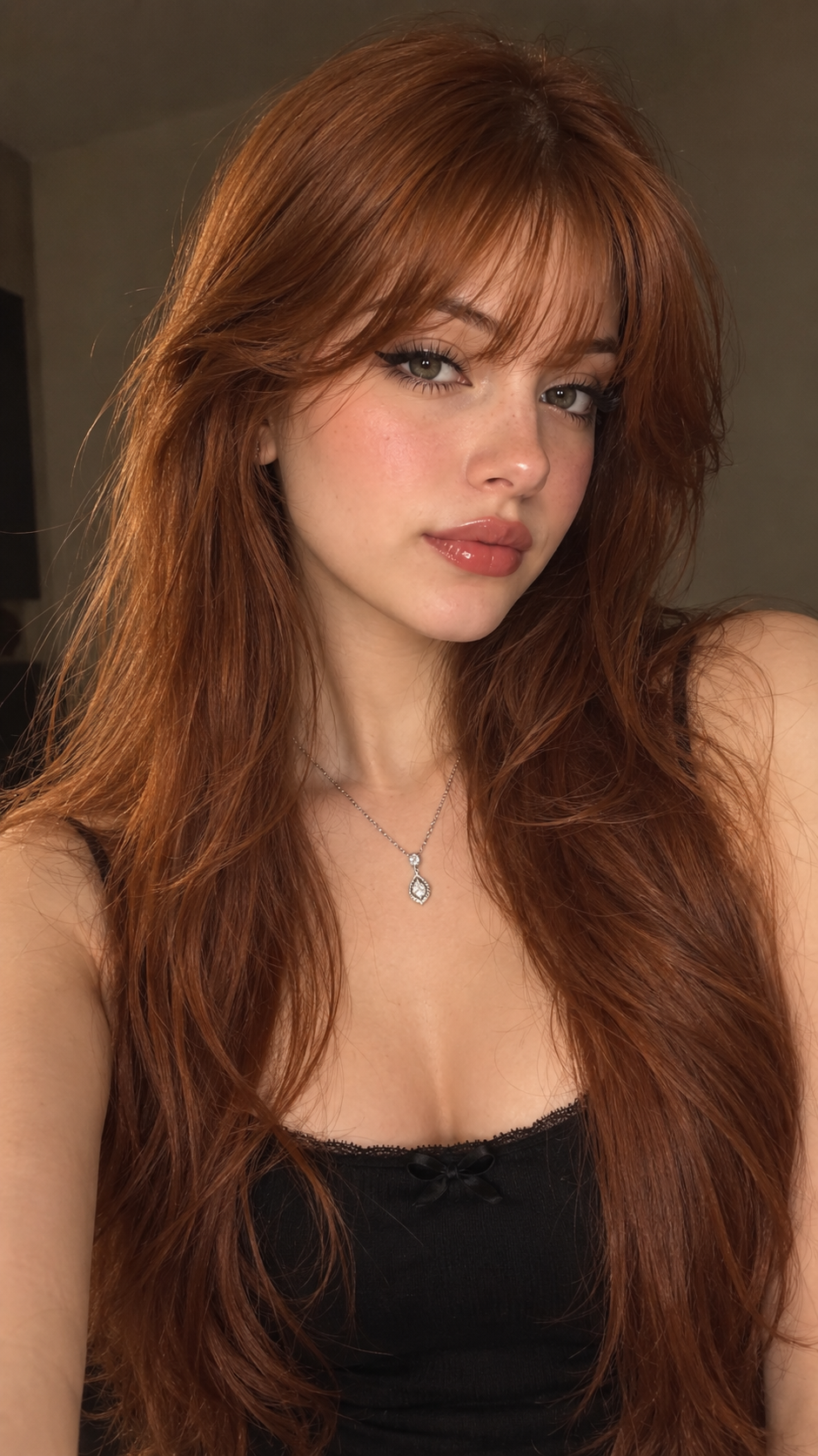 Soft Shaggy Wispy Bangs with Bob
