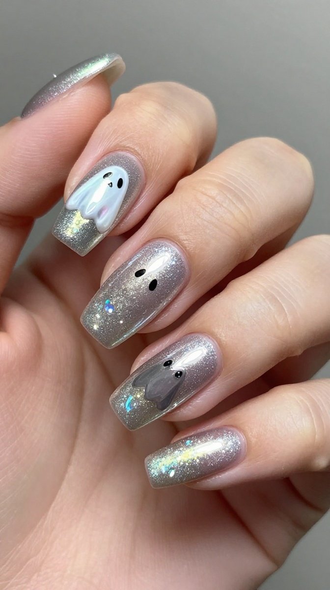 Sparkly Chrome Ghost