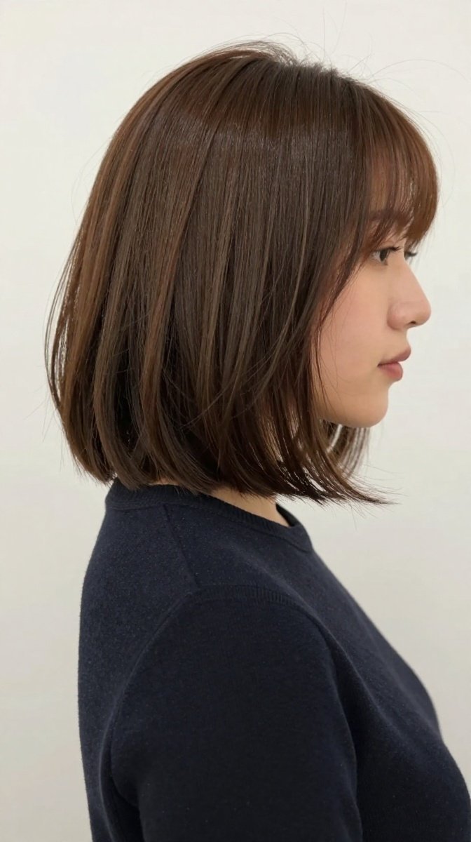 Stacked Layered Chin-Length Bob