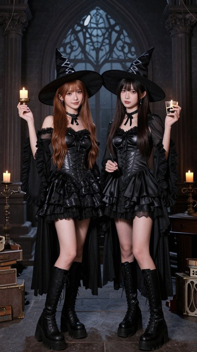 Witchy Librarian Duo
